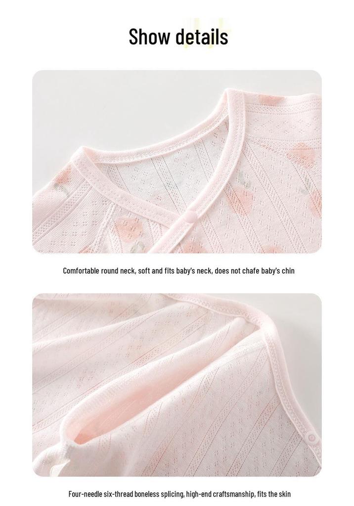 Newborn Summer Short Sleeve Cotton Romper Onesie