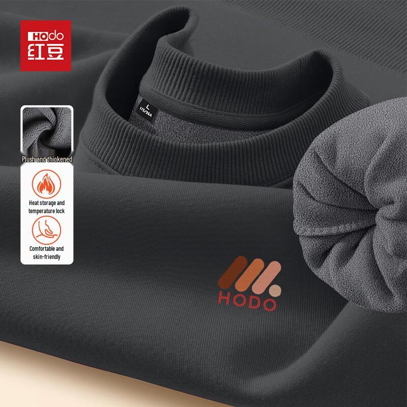 

Hodo Men s Sherpa Fleece-Lined Winter Sweatshirt XL