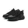 Anta Lifestyle Series Fabric Suede Leather Warm Waterproof Low-Top Casual Shoes Men Sneaker Black 912348981-1