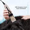 Pet Hair Clipper Set Cat/Dog Grooming Pet Trimmer for Animals with Comb Attachments for Thick Fur Claw Pedicure Artifact Rechargeable Shaver