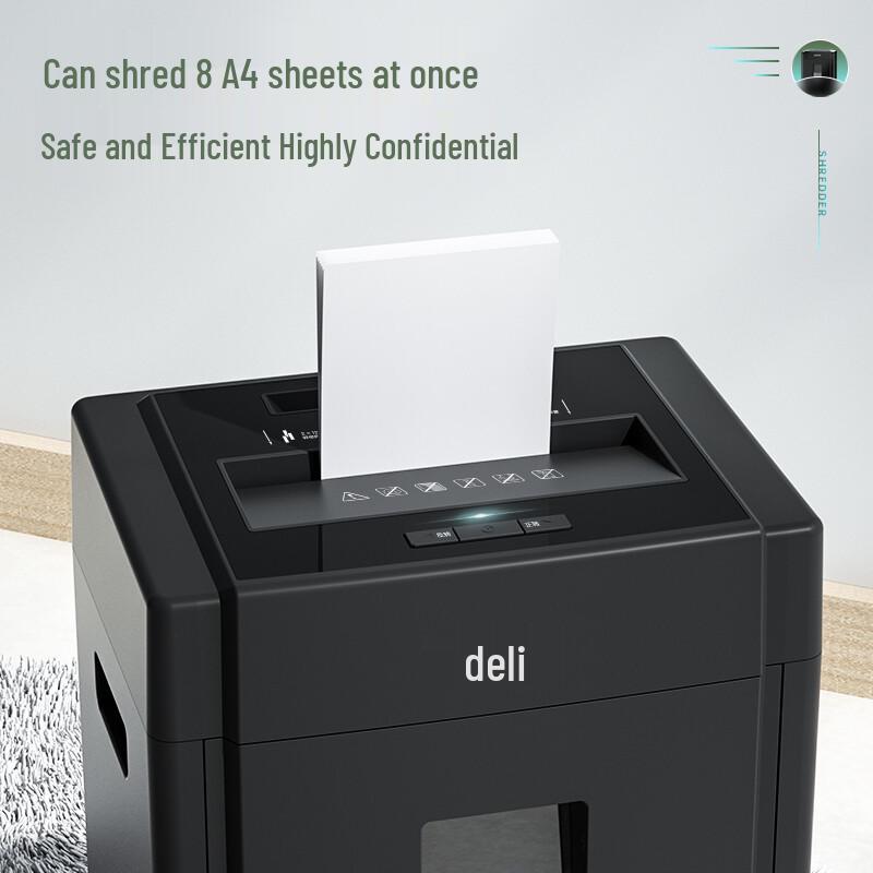 Deli Security Level 5 Paper Shredder 33043 CN plug (adapter included)