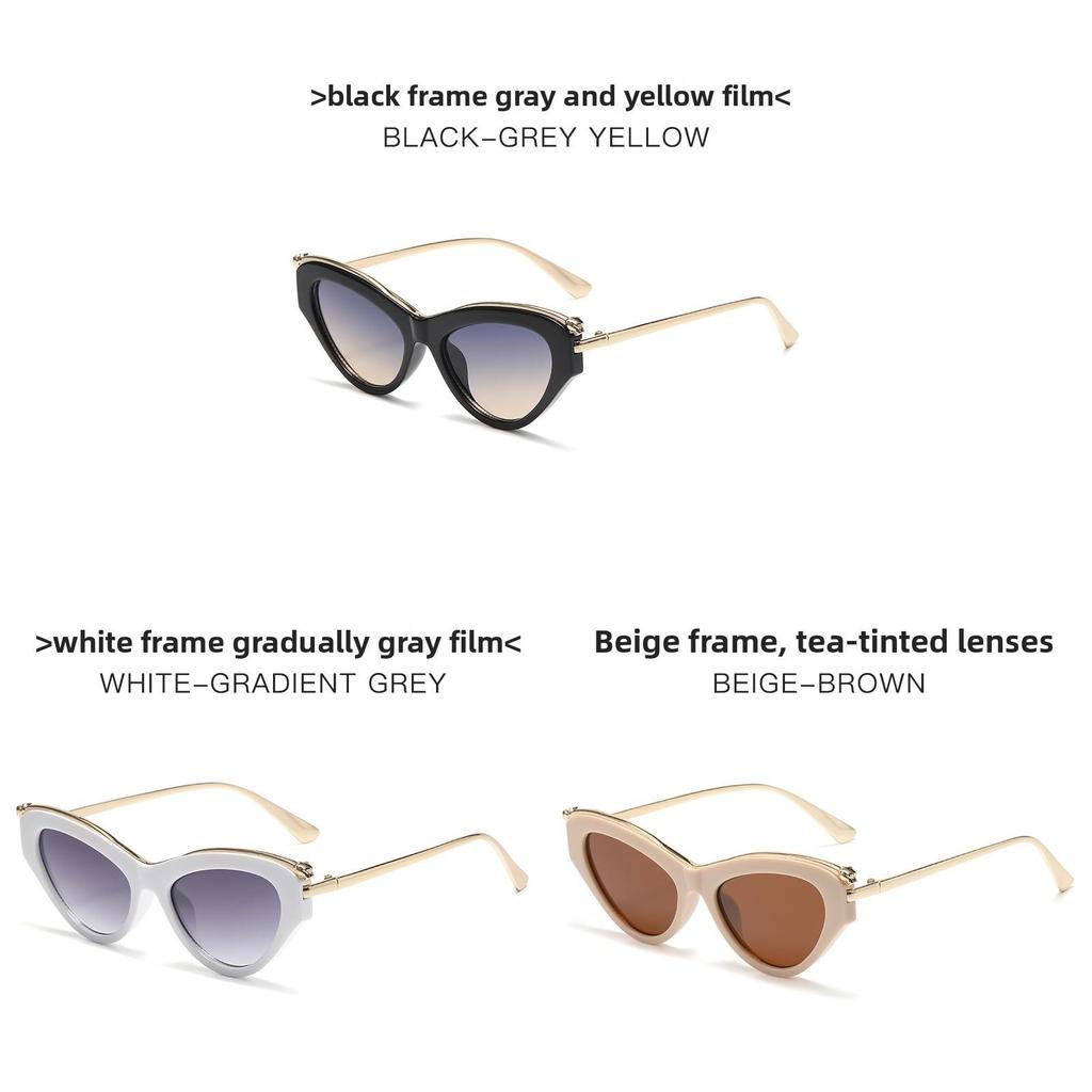 Leopard Inspired Cat Eye Glasses With Pc Lenses For Style And Sun Protection