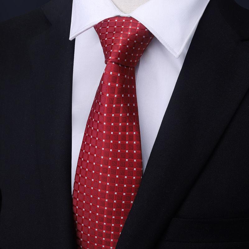 Tie Men'S Dress Business Korean Groom Wedding Women'S Red And Black Tie Narrow 8.5Cm Stripe British Style