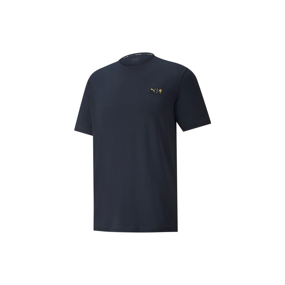 PUMA X Palm Tree Crew Golf Tee Navy Men s 534087-02 M