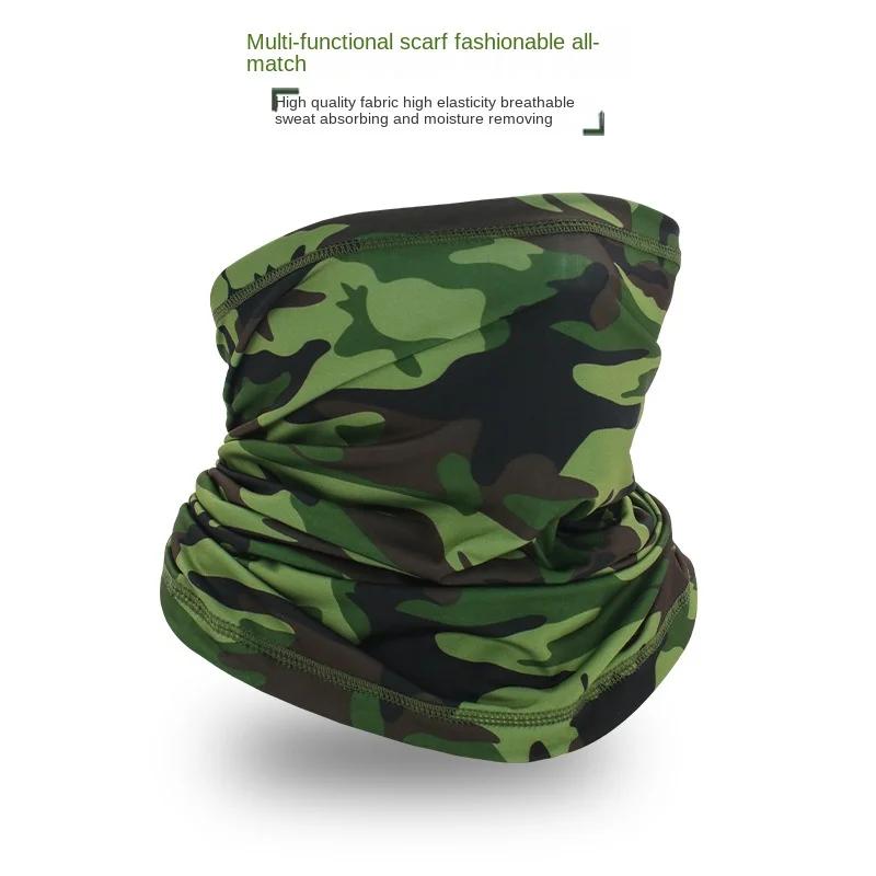 Mehrzweck-Turban, Reitschal, Fahrrad-Bandana, Herren und Damen, Halsschutz, Sonnenschutz, Eisseide, Outdoor, Angeln, Wandern, Kopfbedeckung, Maske