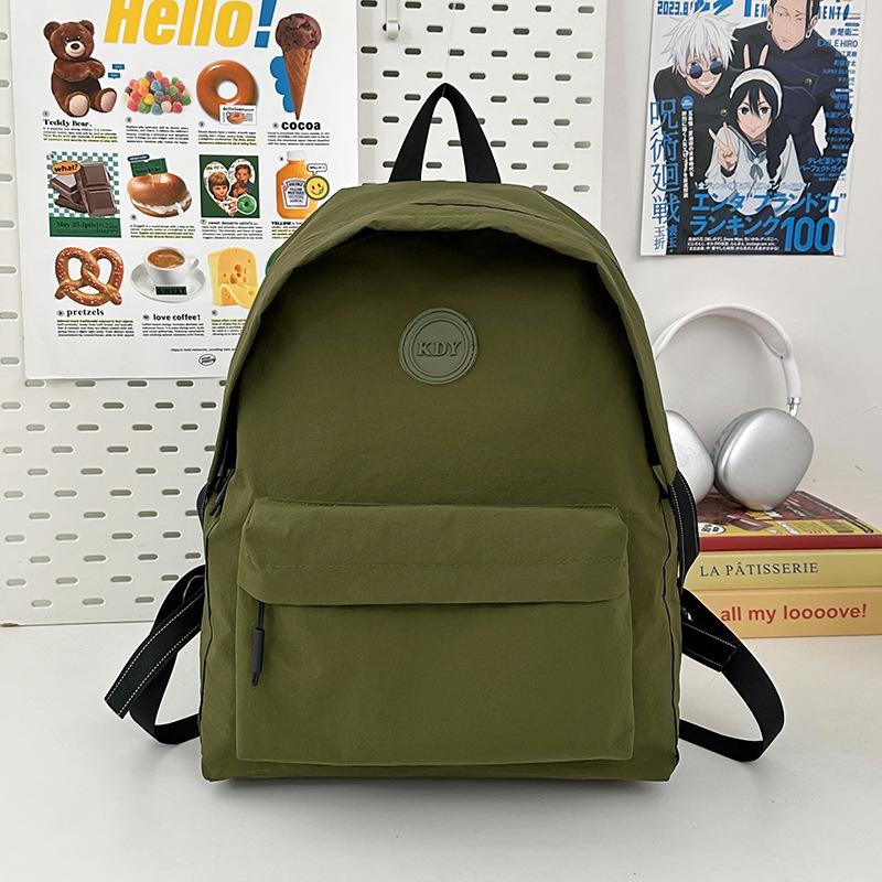 Large-capacity schoolbag New simple student schoolbag Lightweight and versatile leisure travel backpack