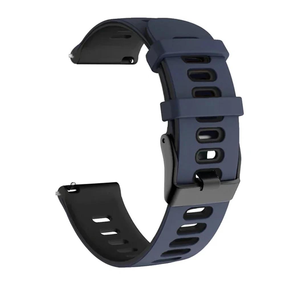 22mm Silicone Strap For HUAWEI WATCH 5 4pro GT6 5 Pro GT 6 5 4 3 2 46mm Sport Replace Band For AMAZFIT BIP 6 Smartwatch Bracelet