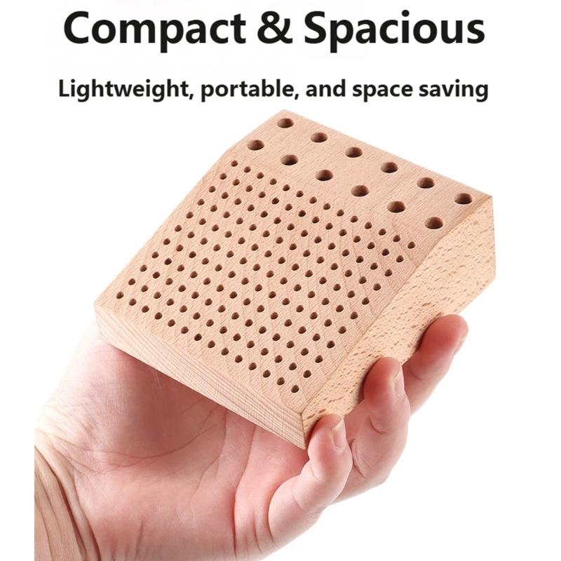 Wood Grinding Head Categorization Stand Drill Storage Box Grinding Polish Head Bit Holder Display Drill Organizer