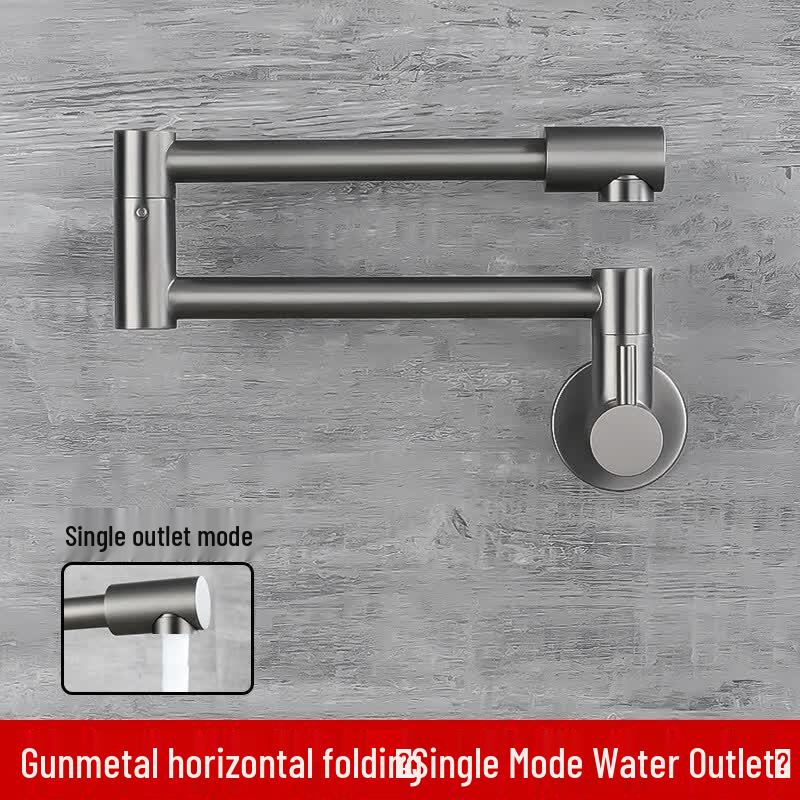 Foldable Wall-Mounted Single Cold Kitchen Faucet