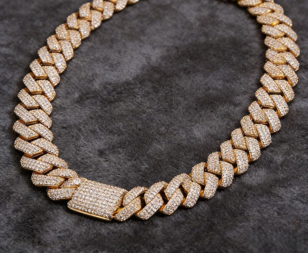 15mm Cuban Link Chain Necklaces Iced Out Miami Cuban Chain for Man Women Iced Out Shiny Inlaid Zircon Hip Hop Jewelry