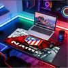 Custom Name Personalized football team Pattern Mousepad, Laptop PC Desk Mat, Decorative Desk Mat for Home Keyboard Pad Gift