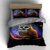 Owl moon artwork Bedding Duvet cover sets Duvet covers Pillowcases gifts (1 * Duvet Cover 2 * Pillowcases, without duvet insert)