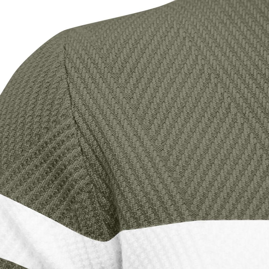 Maglione da Uomo Casual a Vestibilità Larga con Scollo Tondo e Fantasia a Righe, Pullover a Maniche Lunghe in Maglia per l'Uso Quotidiano
