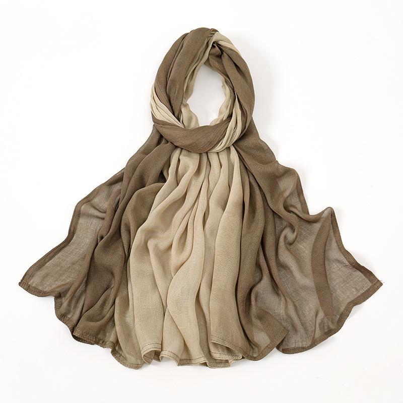 Daily Hijab Comfortable Headscarf Modest Casual Wrap Soft Cotton Blend Material Breathable Lightweight Non-Slip Full Coverage