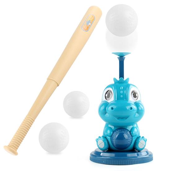 Set De Béisbol Para Niños Con Lanzador Dinosaurio | Juguete Deportivo Divertido Para Entrenar Y Mejorar La Coordinación