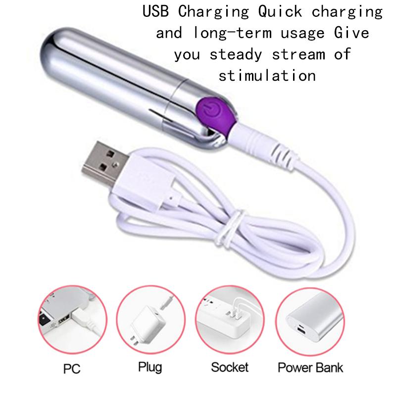 Leistungsstarker Mini-Kugel-Vibrator-Stimulator für Frauen Klitoris Vaginal G-Punkt USB-Aufladung Masturbation Erotisches Erwachsenen-Sexspielzeug