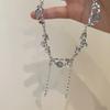 Light Luxury Niche High-End Moonstone Necklace Female Sweet And Cool Personality Versatile Design Sense Pure Desire Collarbone Chain