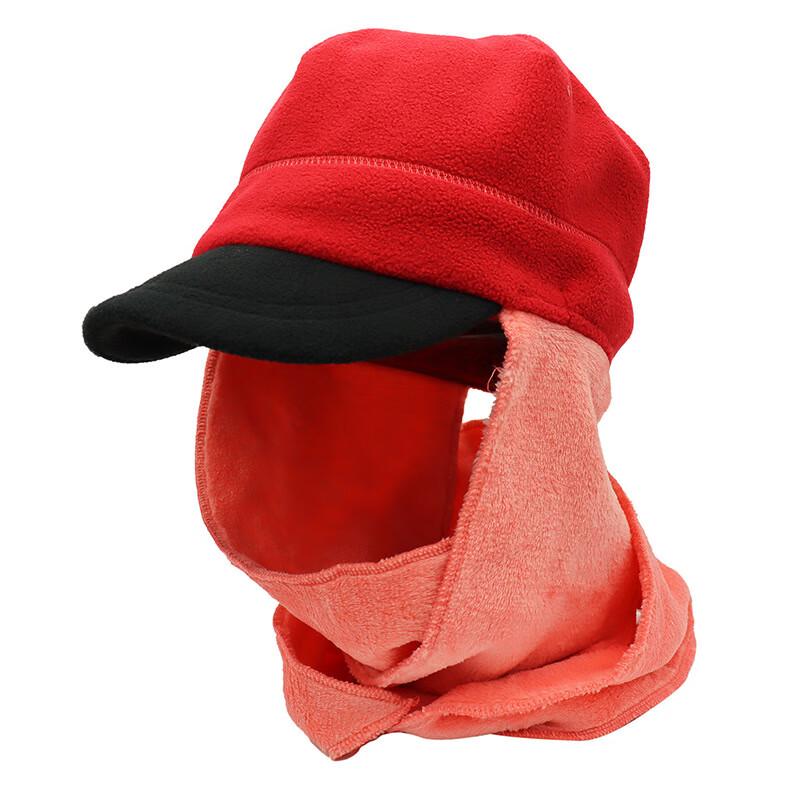 Outdoor Winter Warm Hat with Integrated Scarf