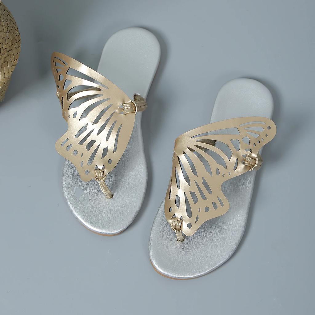 Fashion Women's slippers 2024 new spring and autumn  luxury classic casual shoes lightweight slippers flat heel slippers