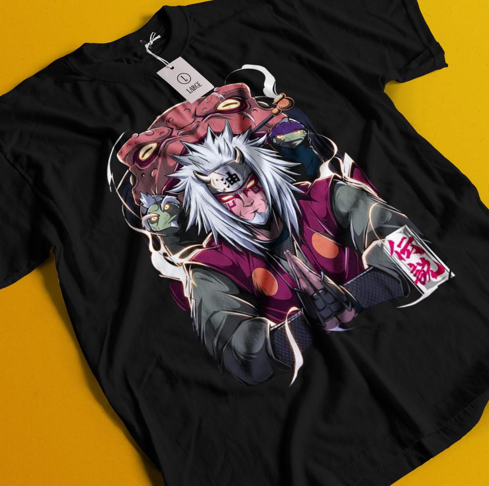 

Jiraya T-Shirt Naruto Tshirt Tsunade Shirt Madara Kakashi Itachi Uchiha Rock Lee S