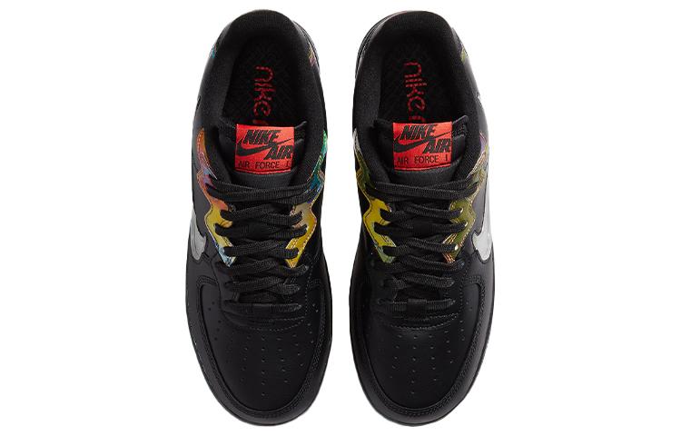Nike Air Force 1 React Siyah Parlak Habanero Kırmızısı CN9838-001