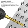 10Piece High Torque Impact Driver Bit Set, Magnetic Antislip Screw Removal Home Repair Tool Suitable for Electric Drills