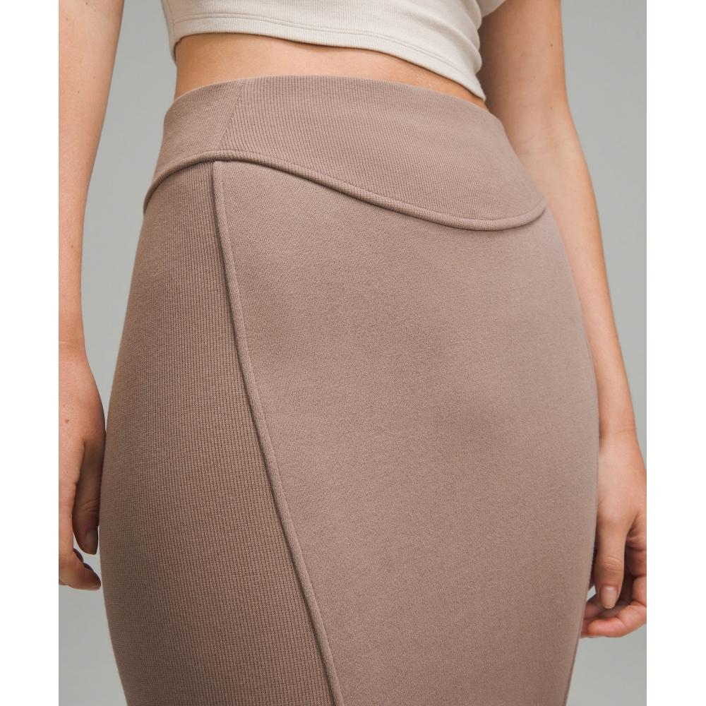 Lululemon Scuba High Rise Mini Skirt Taupetastic