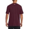 Under Armour T Shirts Men's Red Crew Neck Moderate Straight Fit 1373746-600
