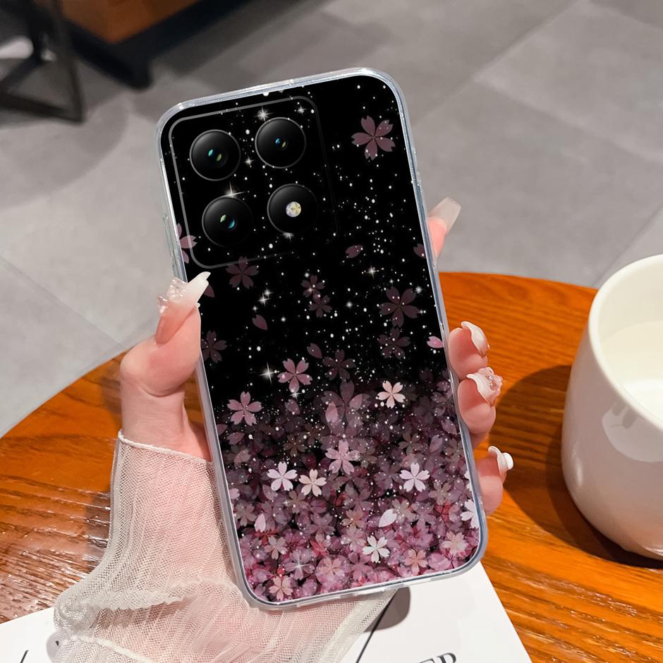 Case For Xiaomi 15T 15T Pro Adorable Astronaut Cat Anti-Fingerprint Fashion Transparent Housing For xiaomi15t 15tpro Protector