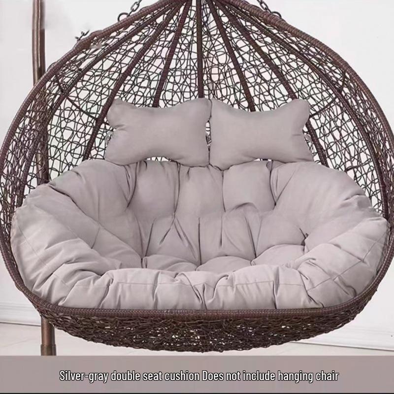 Double Hammock Hanging Chair Cushion - Thick, Washable Rattan Chair Cover for Autumn
