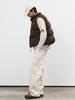 Generalidea Unisex Nylon Padded Vest [Brown] / Sbe3U08009