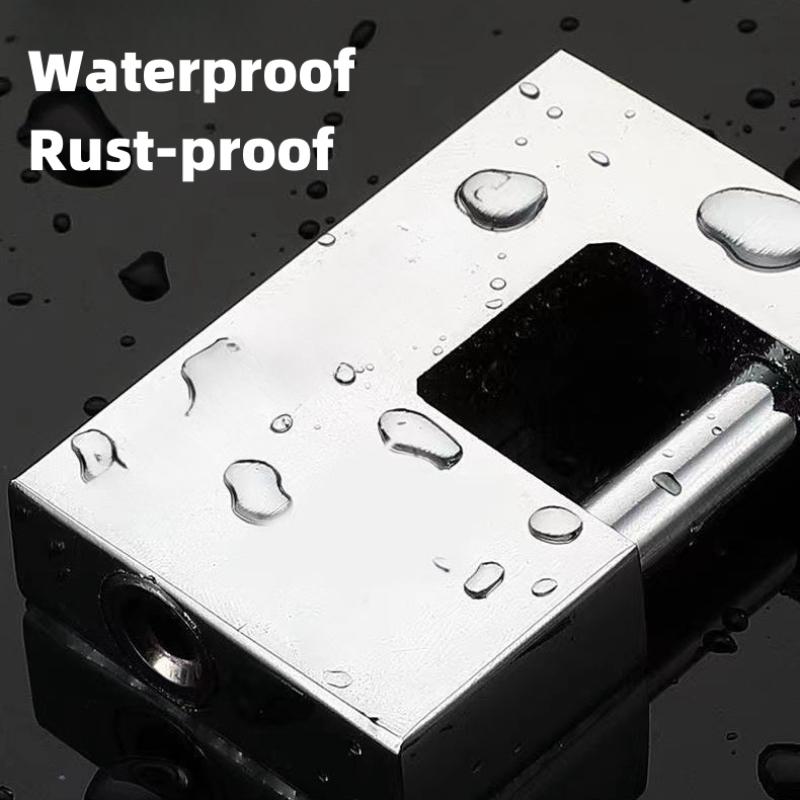 Odolný visací zámek 3 klíče garáž kůlna dveře okno skříňka sklad odvážný vodotěsný imitace páčení nerezový zámek proti krádeži