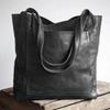 Women's leather portable shoulder retro oil wax leather bag large capacity fashion new tote bag store