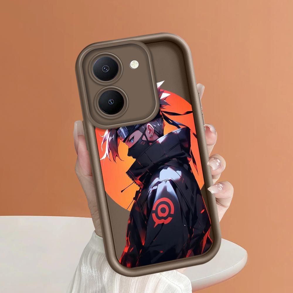 Soft Silicone Square Ladders Cartoon Pattern Full Cover Camera Protection Shockproof Case for iPhone Infinix Tecno Vivo