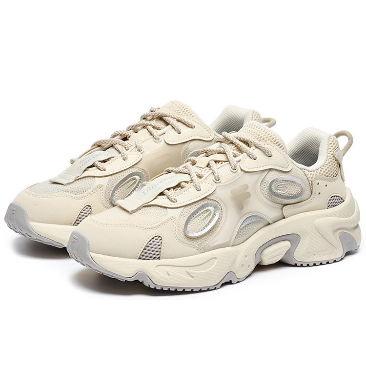 Fila Fusion Raccoon Sneakers 'Beige Silver' (Unisex) Chunky Sneakers T12M231121FAS