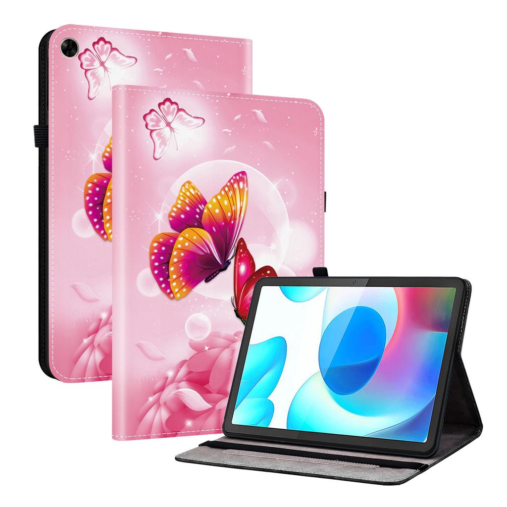 PU Leather Tablet Case for Realme Pad- 11 Styles! Durable, with 2 Stand Slots, Pencil Holder & Card Slots, Flexible TPU Back Cover