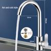 Kitchen Sink Hot & Cold Faucet with 360° Swivel Spout