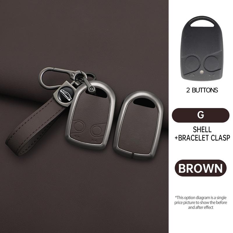 

Zinc Alloy Car Fob Key Cover Rubber Case Protector Skin Shell Holder Set for DAF XF 105 XG IF Remote Keychain Truck Accessories