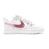 Nike Court Borough Pink Mist Sweet Rabbit Slip Resistant Cushioning Abrasion Resistant Low Top Skateboard Shoes Women's DV5456-106(Team617-)