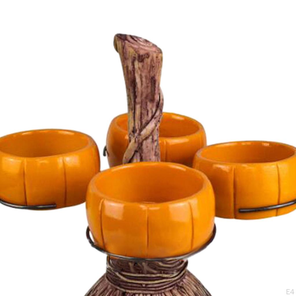 Festive Pumpkin Snack Holder for Halloween Celebrations