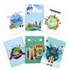 Travel Around The World Leather Passport Cover Men Women Travel Passport Wallet Fashion Printing ID Credit Card Passport Holder
