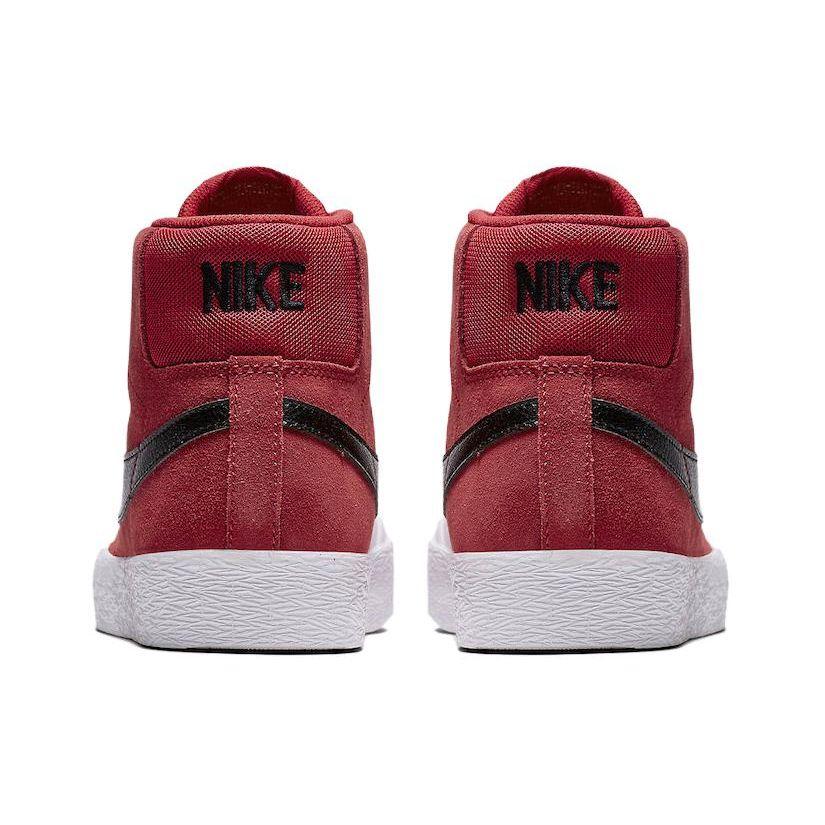Nike SB Zoom Blazer Mid XT University Red Black Mineral Gold Skate Shoes 876872-607