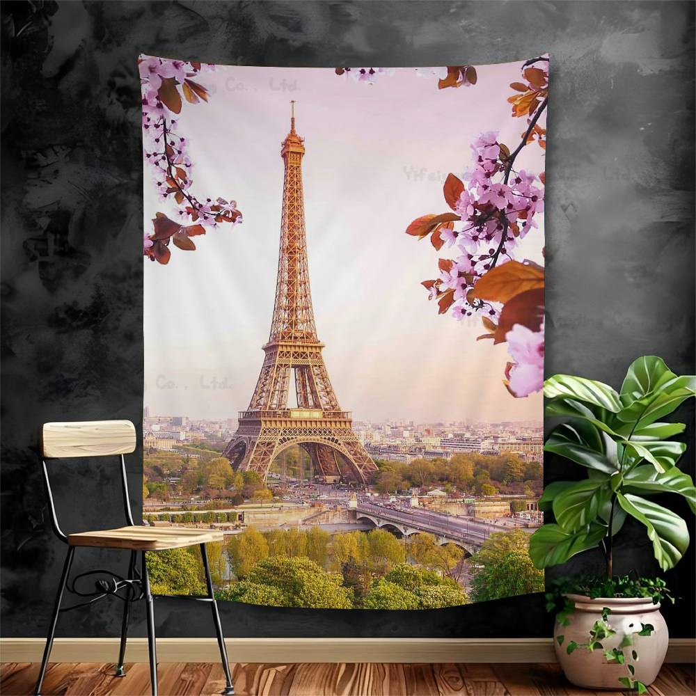 Eiffel Tower Hanging Bohemian Tapestry Cheap Hippie Wall Hanging Bohemian Wall Tapestries Mandala Wall Hanging Home Decor