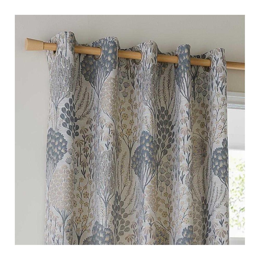 Wylder Ophelia Jacquard Floral Eyelet Curtains