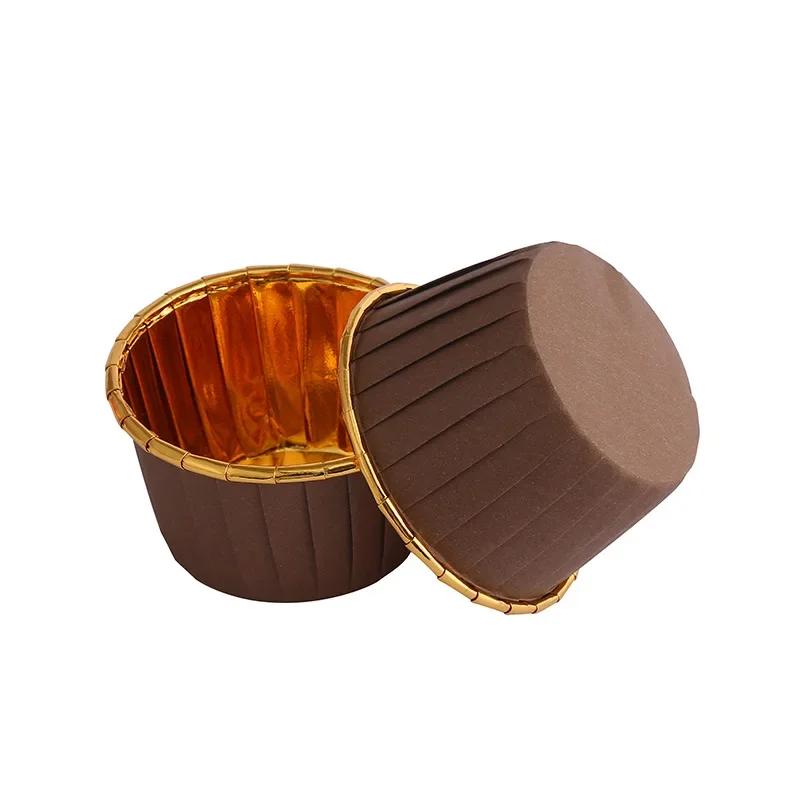 50pcs Large Cupcake Paper Cup Oilproof Cupcake Liner Baking Cup Tray Case Wedding Party Cake Stand Silicone Molds
