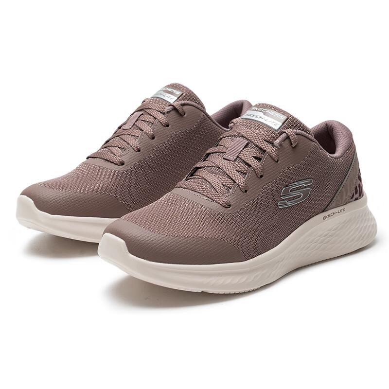 Skechers Women's Pink 149992-MVE Lace-Up Casual Shoes