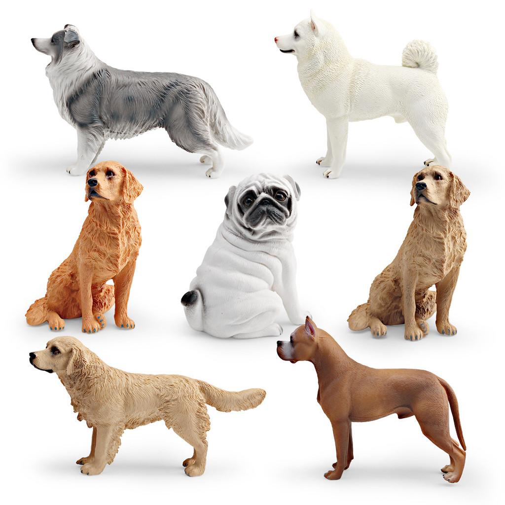 Simulated Shiba Inu Golden Retriever And Border Collie Pet Dog Model Ornament
