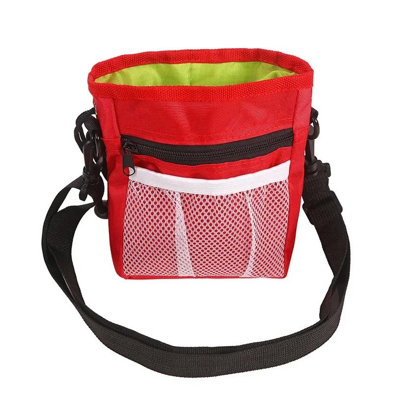 Waterproof Pet Training Snack Pouch Lightweight Crossbody Waist Bag for Puppy Owners Dog Walking Waist Snack Storage Pouch