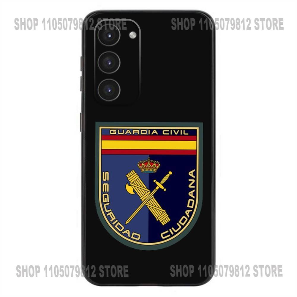 Spanish Guard Civil Emblem Phone Case For Samsung Galaxy A20,21s,22,31,32,52,53,72,73,80,91 Soft Silicone Black Cover