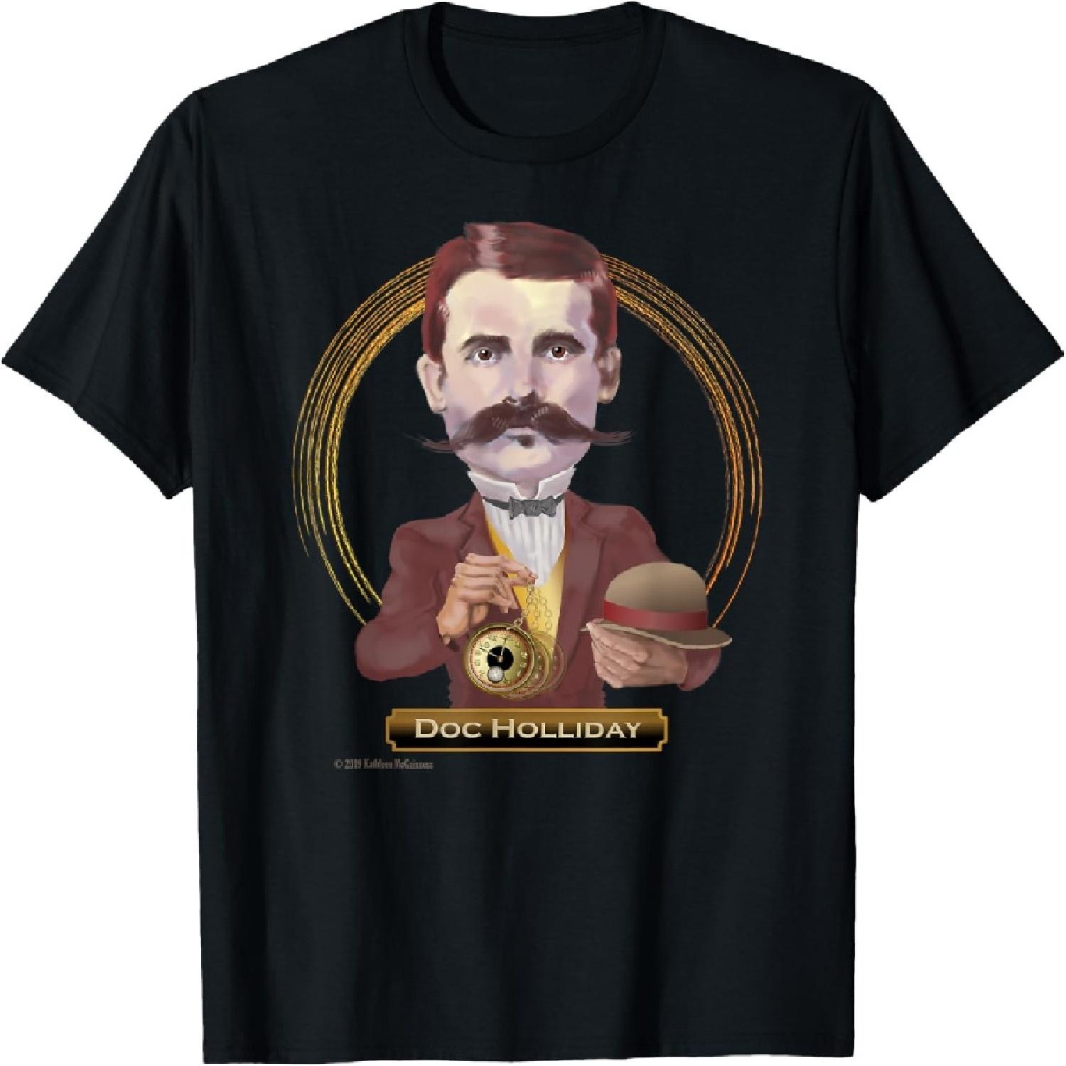 

Doc Holliday, Wild West legend T-Shirt XXXXXL чорний